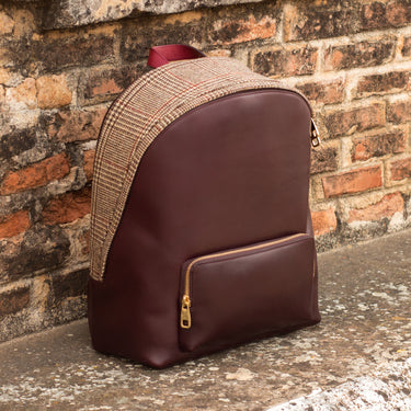 DapperFam Luxe Men's Back Pack in Tweed Sartorial