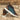 DapperFam Cassian in Denim / Brown Men's Italian Leather High Top