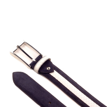 DapperFam Luxe Men's Venice in Navy Lux Suede