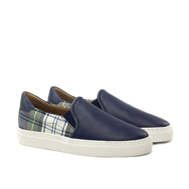 DapperFam Versado in Tartan Men's Sartorial Slip On in Tartan