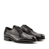 DapperFam Vero in Black Men's Italian Leather Derby — Style 5000