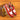 DapperFam Zephyr in White / Red / Black Men's Italian Croco Embossed Leather Longwing Blucher