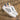 DapperFam Rivale in White / Light Grey Men's Italian Suede Trainer