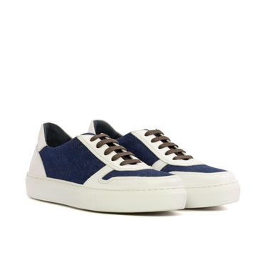 DapperFam Rivale in Jeans Women's Sartorial Trainer in Jeans B - Standard width fit