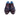 Paul Parkman Men's Woven Leather Captoe Oxfords in Navy & Purple