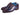 Paul Parkman Men's Woven Leather Captoe Oxfords in Navy & Purple