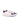 DapperFam Rivale in White / Navy Men's Italian Leather Trainer in White / Navy