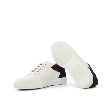 DapperFam Rivale in Navy Men's Lux Suede Trainer in #color_