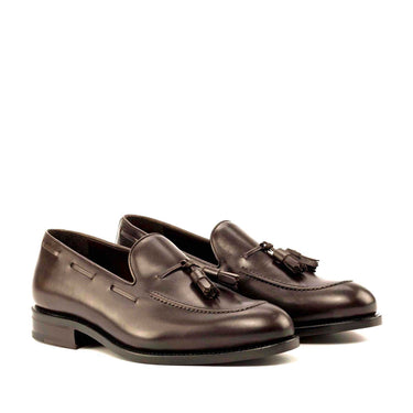 DapperFam Luciano in Dark Brown Men's Italian Leather Loafer in Dark Brown
