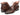 Paul Parkman Men's Wingtip Ankle Boots in Brown