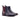 DapperFam Vesuvio in Navy / Burgundy Men's Lux Suede & Italian Leather Chelsea Multi Boot in Navy / Burgundy