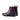 DapperFam Vesuvio in Navy / Burgundy Men's Lux Suede & Italian Leather Chelsea Multi Boot