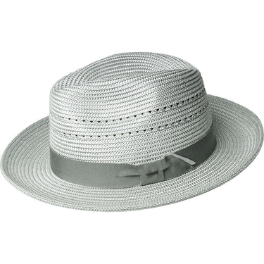 Bailey Eli Braided Fedora in Grey