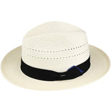 Bailey Eli Braided Fedora in Off White