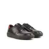 DapperFam Rivale in Red Men's Italian Croco Embossed Leather Trainer — Style 4848