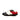 DapperFam Fabrizio Golf in White / Navy / Red Men's Italian Leather & Italian Suede Saddle