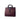 DapperFam Luxe Men's Brief Case in Burgundy Painted Calf