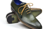 Paul Parkman Men's Opanka Construction Oxfords in Green