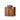 DapperFam Luxe Men's Travel Tote in Cognac Painted Calf