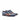 DapperFam Rafael in Denim / Brown Men's Hand-Painted Patina Oxford in Denim / Brown