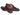 Paul Parkman Men's Leather Apron Derby Shoes in Brown & Bordeaux