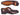 Paul Parkman Men's Leather Apron Derby Shoes in Brown & Bordeaux
