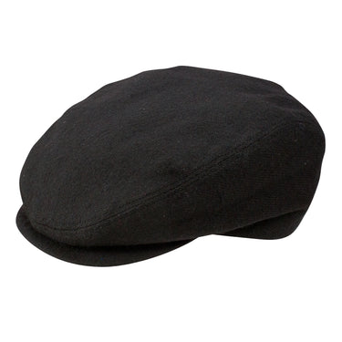 Dobbs Mate Wool Ivy Cap in Black
