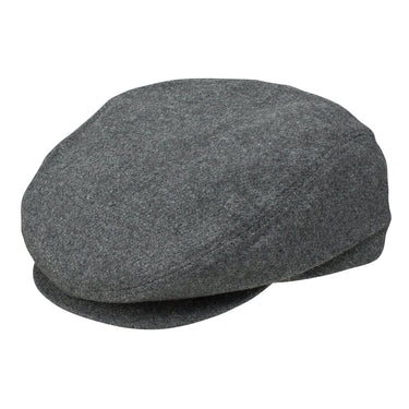 Dobbs Mate Wool Ivy Cap in Charcoal