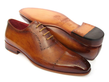 Paul Parkman Men's Classic Brogues in Light Brown