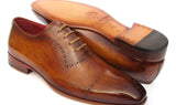 Paul Parkman Men's Classic Brogues in Light Brown