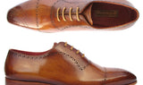 Paul Parkman Men's Classic Brogues in Light Brown