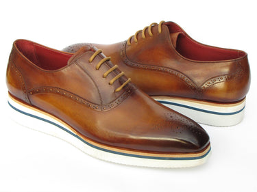 Paul Parkman Smart Casual Men's Oxfords in Brown