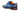 Paul Parkman Men's Hand-Painted Plain Toe Wholecut Oxfords in Blue