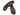 Paul Parkman Men's Hand-Painted Leather Wingtip Oxfords in Brown