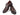 Paul Parkman Men's Hand-Painted Leather Wingtip Oxfords in Brown