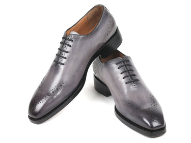 Paul Parkman Goodyear Welted Punched Oxfords in Gray
