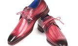 Paul Parkman Hand-Painted Derby Shoes in Pink & Purple