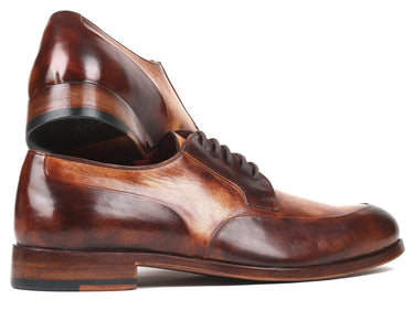 Paul Parkman Men's Derby Shoes in Dual Tone Brown