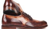 Paul Parkman Men's Derby Shoes in Dual Tone Brown
