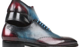 Paul Parkman Goodyear Welted Wingtip Oxfords in Blue & Purple