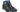 Paul Parkman Men's Side Zipper Leather Boots in Black