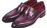 Paul Parkman Men's Loafers in Purple