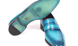 Paul Parkman Men's Loafers in Turquoise