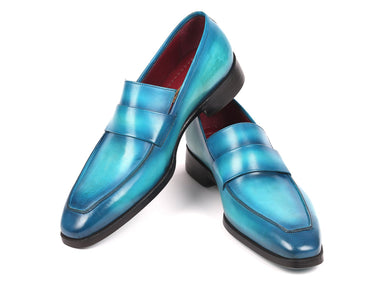 Paul Parkman Men's Loafers in Turquoise