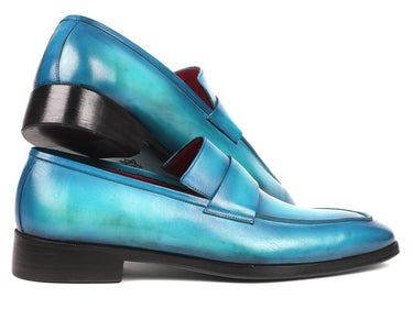 Paul Parkman Men's Loafers in Turquoise