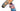 Paul Parkman Men's Wingtip Oxfords Goodyear Welted in Blue & Pink