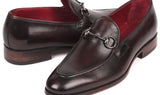 Paul Parkman Men's Horsebit Loafers in Dark Brown