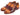 Paul Parkman Men's Captoe Double Monkstraps in Brown & Purple