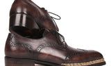 Paul Parkman Norwegian Welted Wingtip Derby Shoes in Bronze