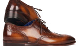 Paul Parkman Men's Handmade Wingtip Oxfords in Brown